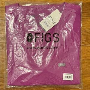 Figs catarina one pocket Purple Scrub Top